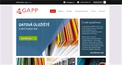 Desktop Screenshot of gapp.cz