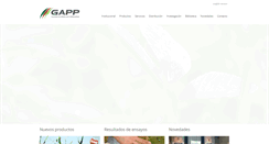 Desktop Screenshot of gapp.com.ar